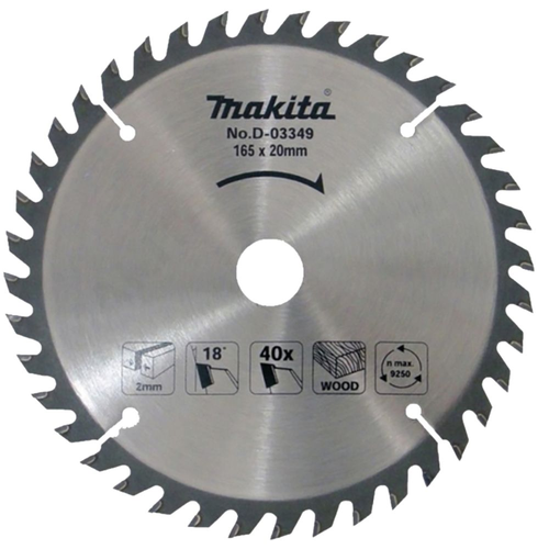 Пильный диск для дерева 185х30/20х2,2/1,4х40T Makita D-81309