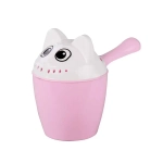 Ковш с крышкой Котофей (розовый) (комплект 24 шт)