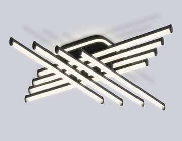 Потолочный светодиодный светильник с пультом 130W 3000K-6400K FL6262 BK черный COMFORT LineTech Ambrella