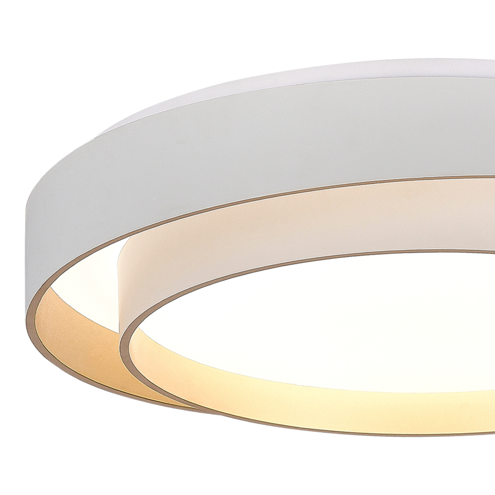 *SLE6009-502-01 Светильник потолочный Белый/Белый LED 1*50W 3000K/4000K/6000K