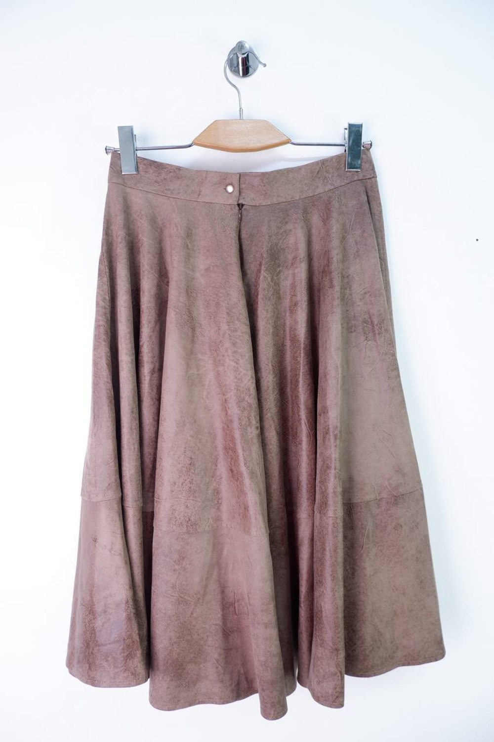 Юбка D&M замшевая, маркировка L, визуально 48 размер