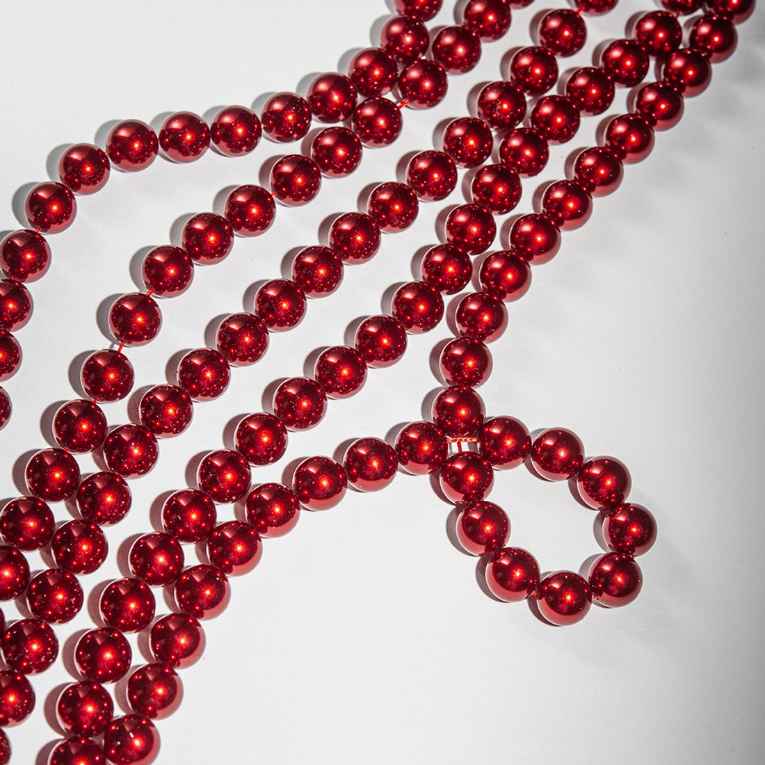 Хрустальный жемчуг, оттенок "Красный", шар 12,1мм, улучшенное покрытие