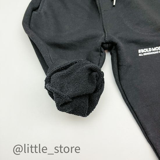 Штаны из футера, Черные