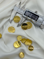 Пуговицы мин мин золотистые скидка