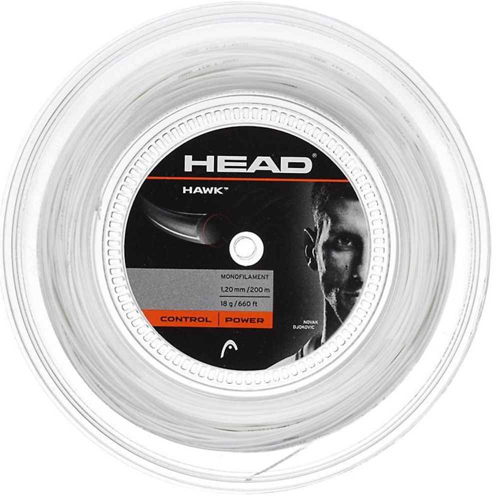 Теннисные струны Head HAWK (200 m) - white