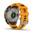 Умные часы Garmin FENIX 8 51 мм Amoled Sapphire Titanium with Spark Orange/Grapphite Silicone Band