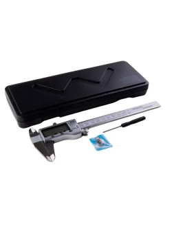 Штангенциркуль электронный металлический цифровой с глубиномером до 150 мм.