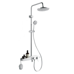 Душевая стойка Azario AZ-801 белый / хром