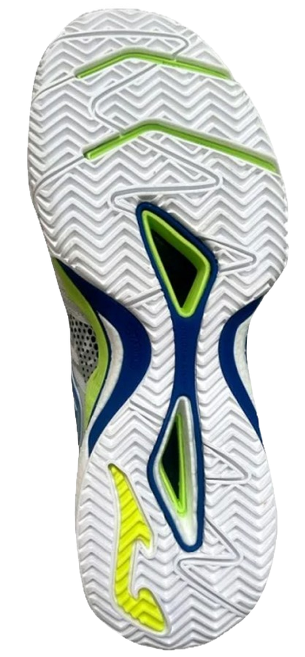 Мужские кроссовки для Падел Joma Slam 2402 - white/lemon/fluor royal