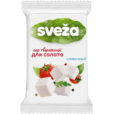 Сыр творожный SVEZA для салата Сливочный 250 гр