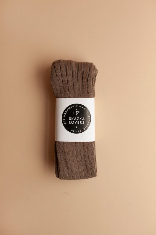 Колготки однотонные в рубчик / Skazka Lovers