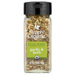 Simply Organic, Органик Правильные специи Смеси на каждый день, Зелень чеснока, 2,0 унции (56г)