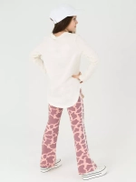 Костюм для девочки лонгслив и брюки клеш