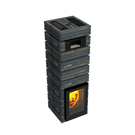 Дровяная банная печь Grill'D Shaman 300 Short Max