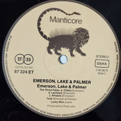 Винтажная виниловая пластинка LP Emerson, Lake and Palmer (Germany 1979)
