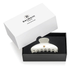 Balmain Hair Couture Заколка-краб для волос белая размер L - Pince white L