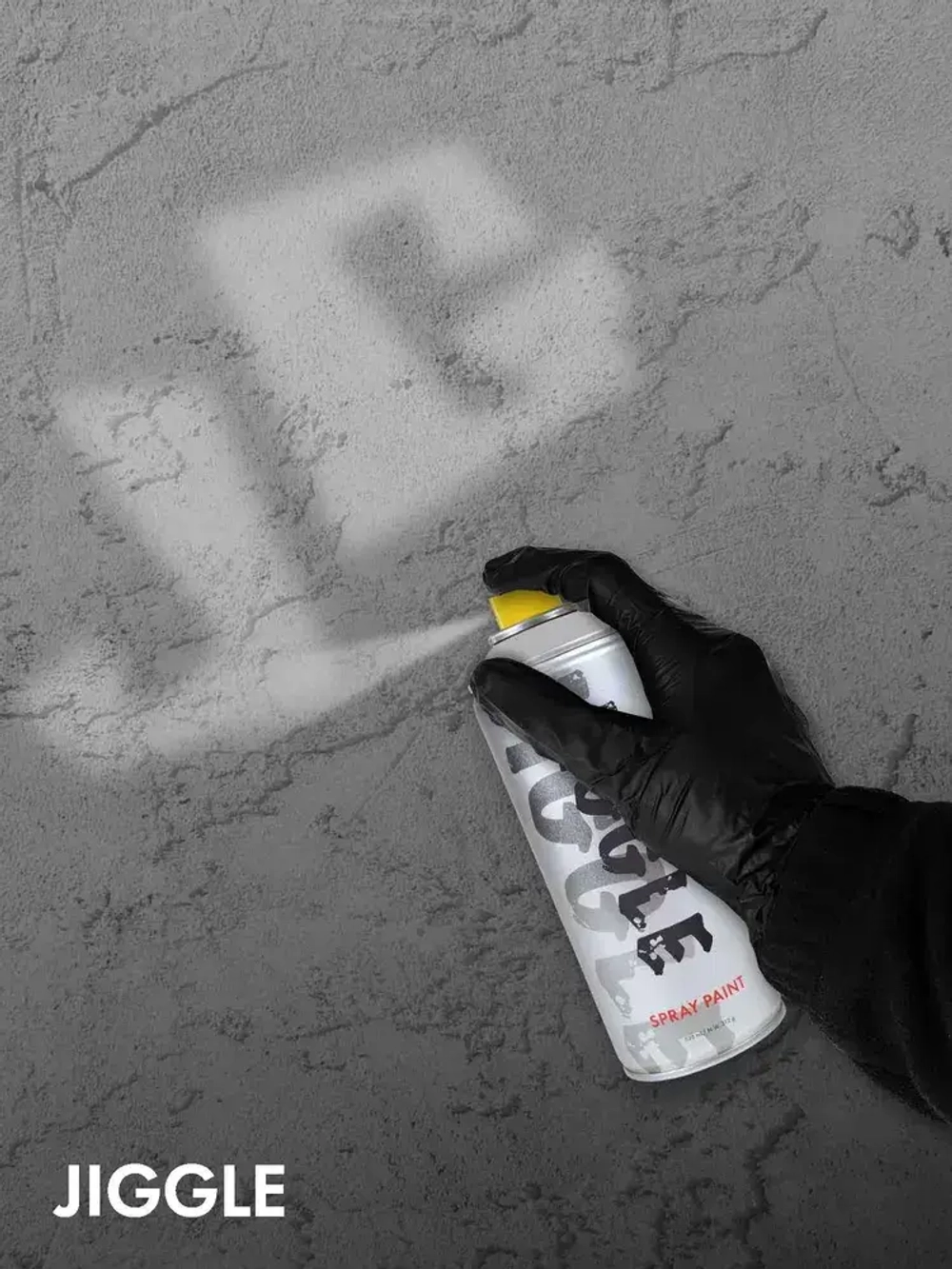 Аэрозольная краска для граффити в баллончике JIGGLE PRO суперматовая, 520 мл, CHROME SILVER / Хром серебро - 2 шт