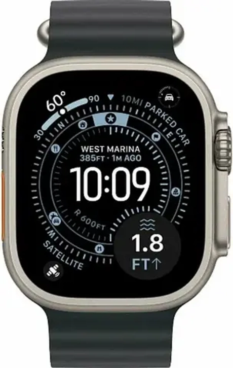 Умные часы Apple Watch Ultra 3, 49 мм, Natural Titanium Black Ocean Band
