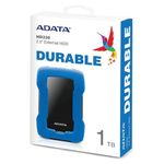 Внешний жесткий диск A-DATA DashDrive Durable HD330 1TB, 2.5", USB 3.0, синий, AHD330-1TU31-CBL