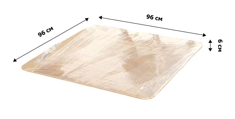 Стол к набору Комплект Агро Бистро арт.KA6273 квадратный (каркас черный, столешница коричневая)