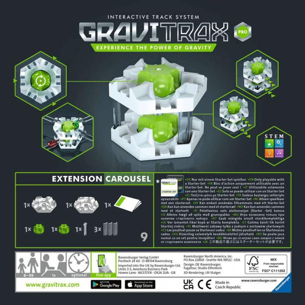 Ravensburger - Запасной комплект GraviTrax Pro - Карусель 272754