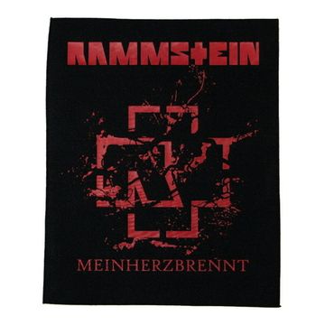 Нашивка спиновая Rammstein Mein herz brennt (816)