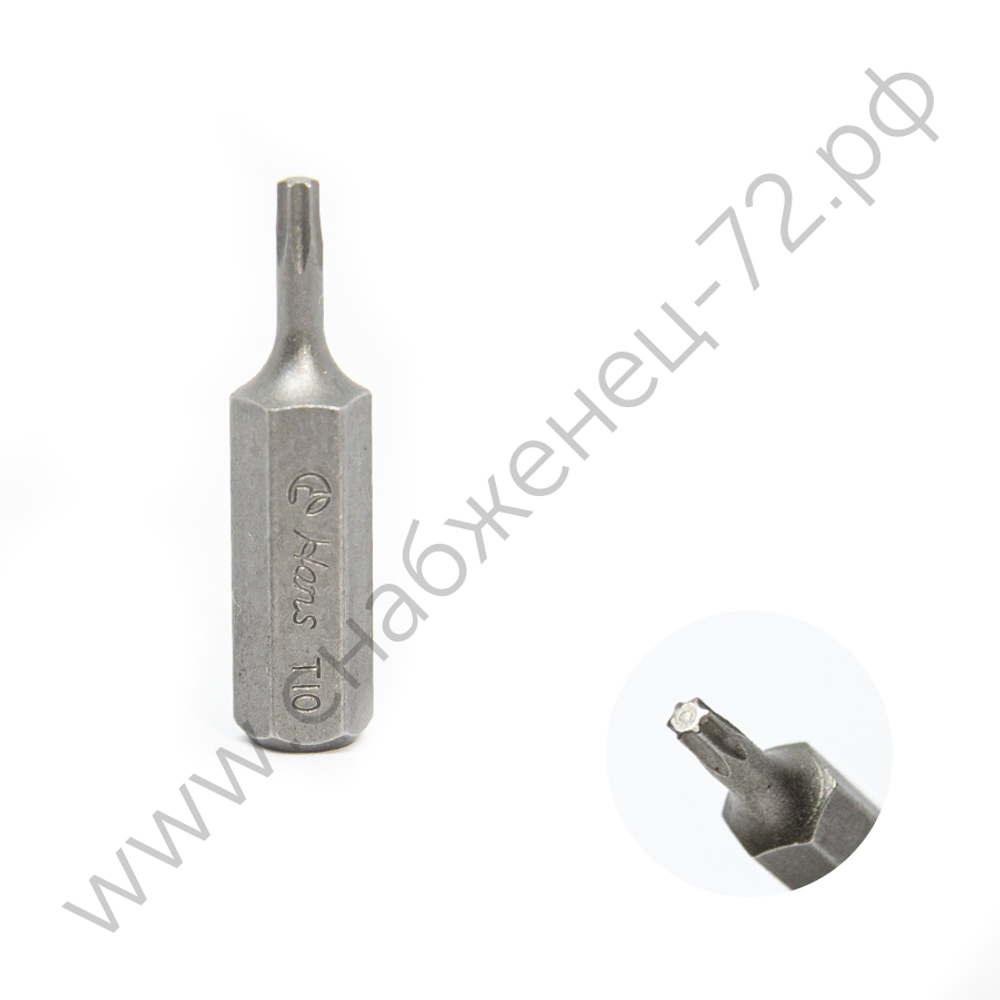 Бита короткая TORX на 5/16" T10, 042-4T10