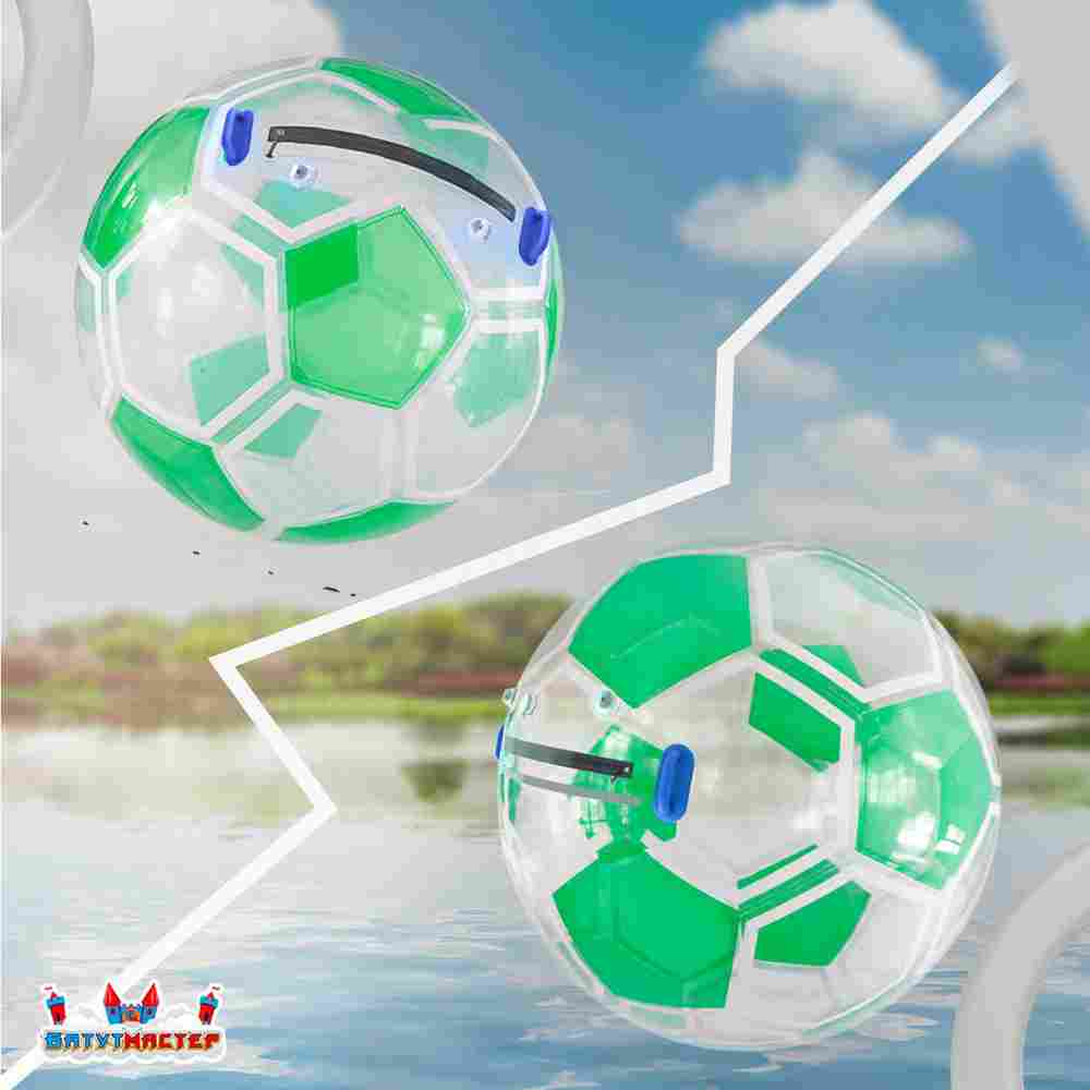Аттракцион Водный шар ПВХ «Футбольный мяч Зеленый», 2*2*2 м