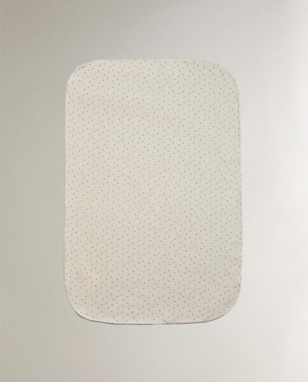 ZARA HOME ДЕТСКИЙ ПЛЕД С ПРИНТОМ, ЭКРЮ