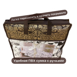 Покрывало из искусственного меха Светлый мрамор