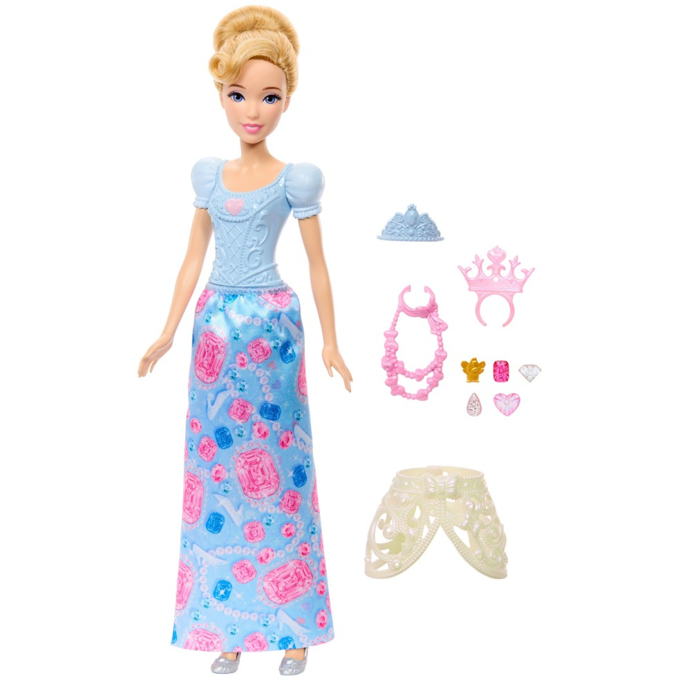 Disney Princess - Набор СЕРДЕЧНАЯ ШКАТУЛКА Кукла принцесса Золушка JHL50