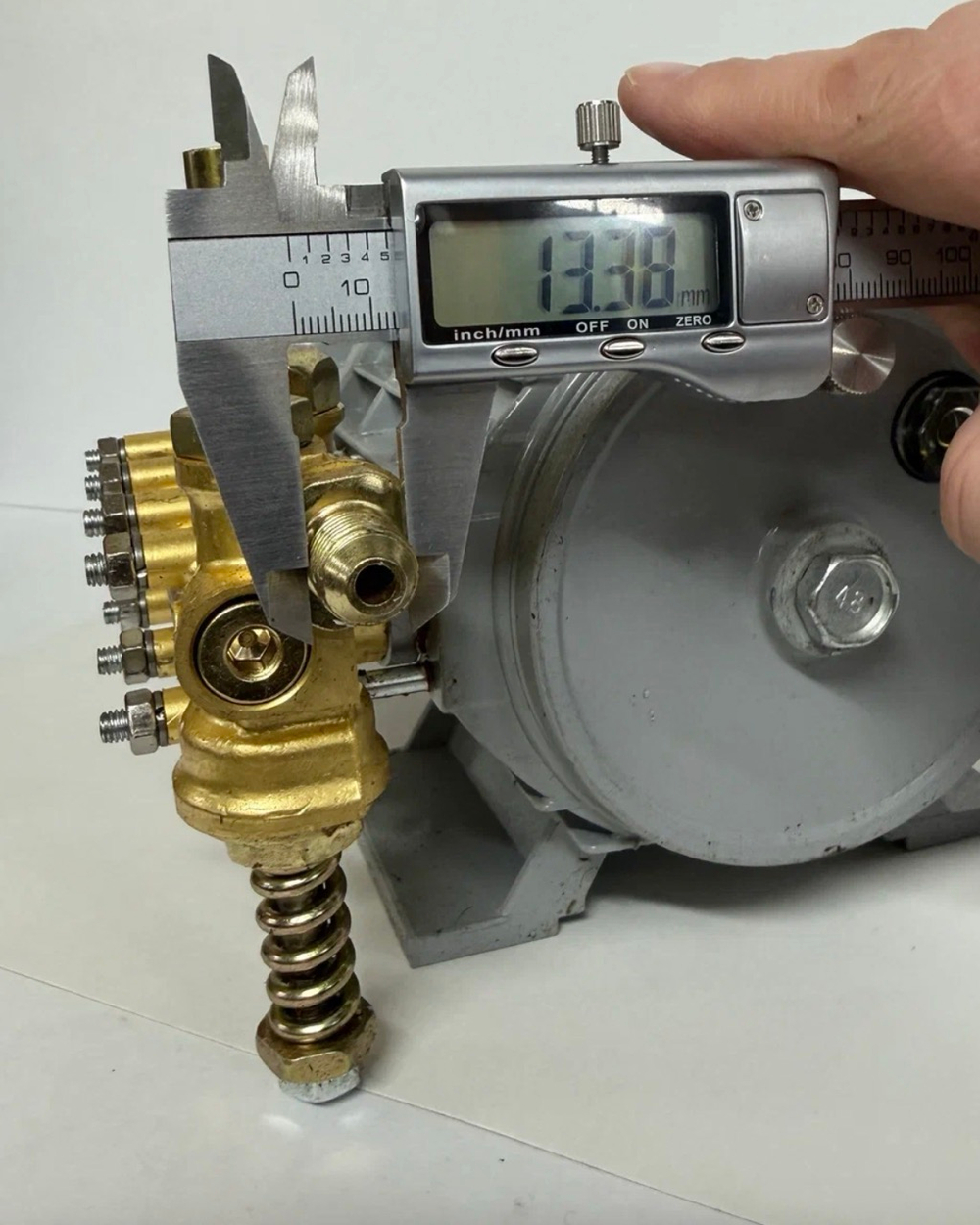 Насос водяной плунжерный для мойки высокого давления Tademitsu TM 280, TM 380, TAO T-380, помпа, латунная головка (1 шт.)