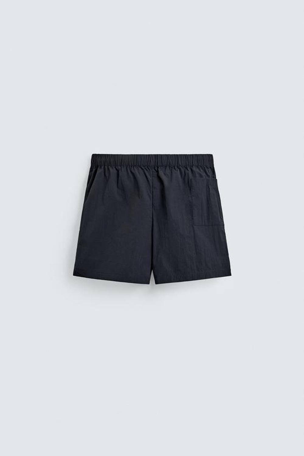 ZARA УКОРОЧЕННЫЕ ШОРТЫ ИЗ ВЫСОКОТЕХНОЛОГИЧНОЙ ТКАНИ, МОРСКОЙ ТЕМНО-СИНИЙ