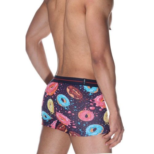 Трусы мужские боксеры разноцветные с принтом &quot;пончики&quot; DARKZONE DZN2063