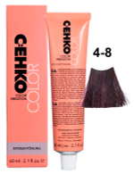 Тонирующая крем-краска без аммиака Оттенок 4.8 Божоле CEHKO Color Vibration 60мл