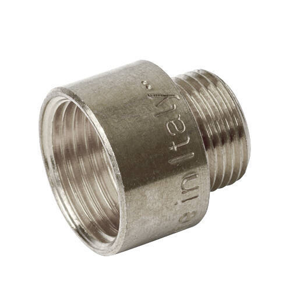 Переход с внутренней резьбы на наружную STOUT SFT 0008 - 1/2" x 3/8" (латунь никелированная)