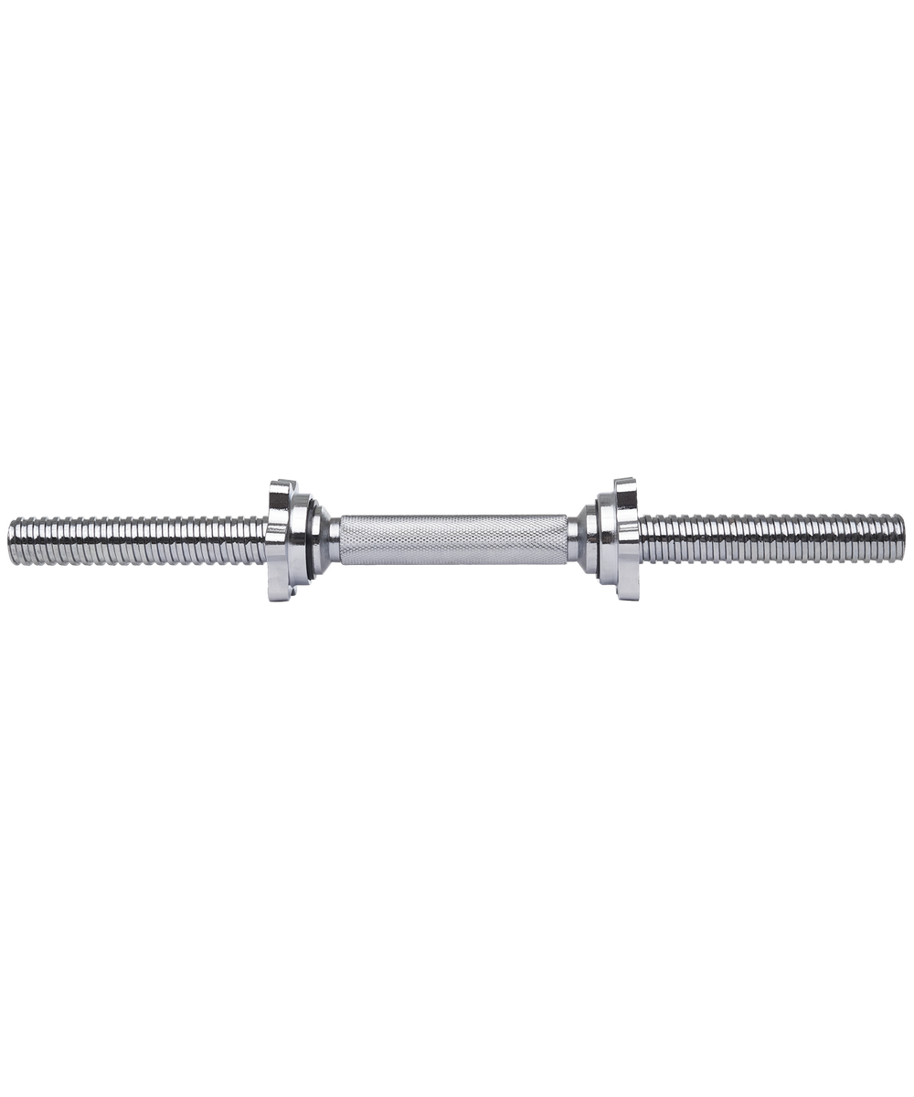 Гриф гантельный BB-107 d=25 мм, металлический, хромированный, 45 см