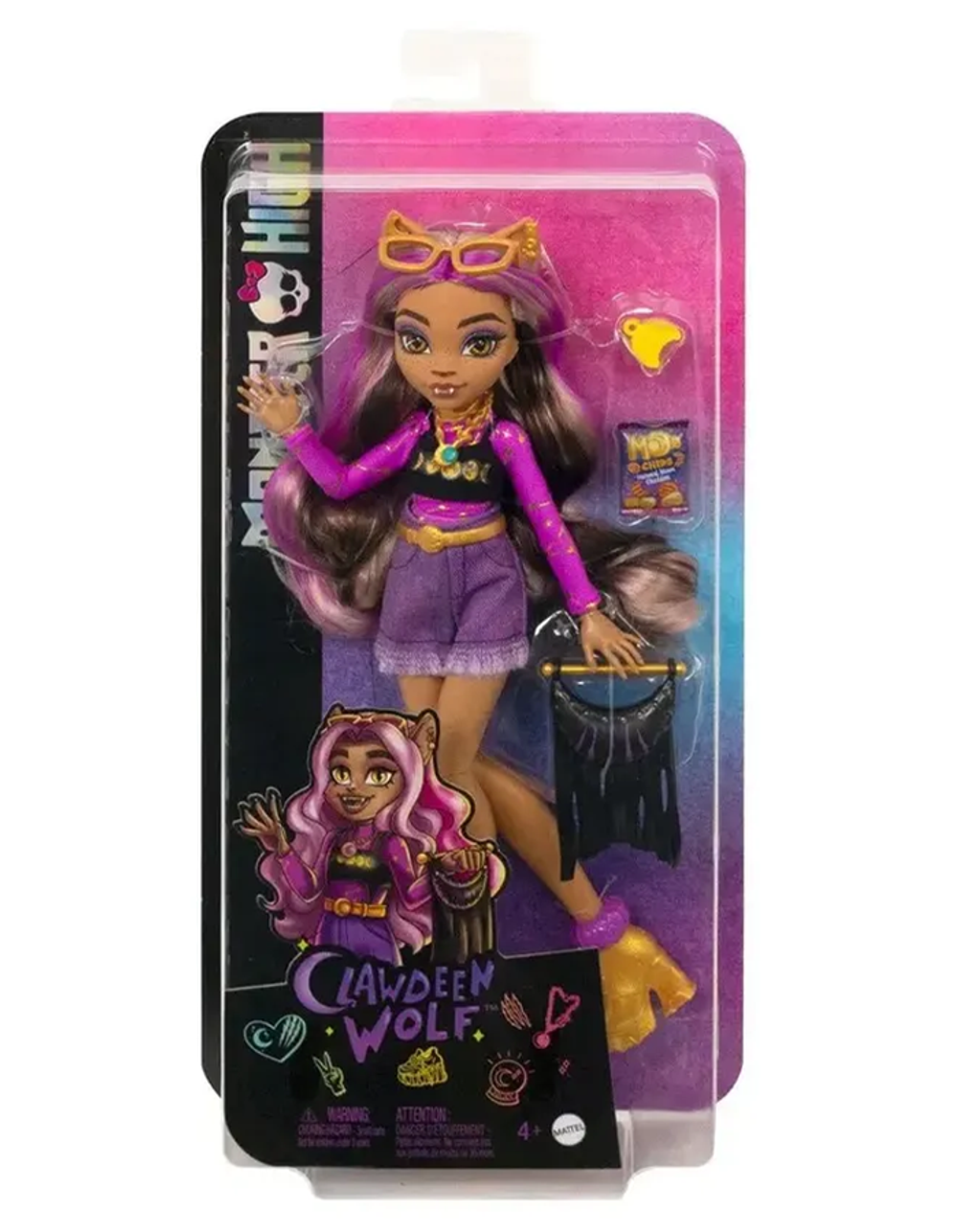 Кукла Monster High «Day Out Clawdeen Wolf» HKY72 — прогулочная кукла