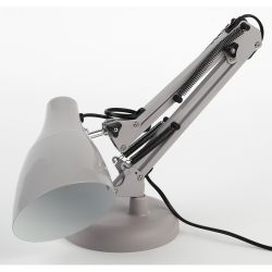 Настольный светильник ЭРА N-123-Е27-40W-GY серый