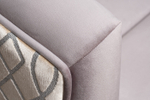 Диван Garda Decor Треви (Trevi) 230М(К) трехм раскл с кантом серый Colt032+Melody 232*103*88 см
