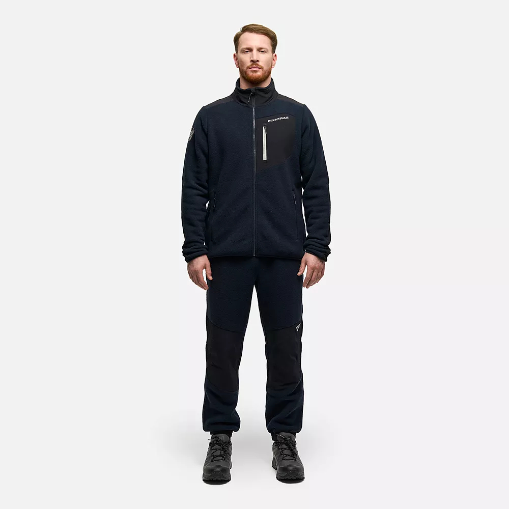 Finntrail Толстовка мужская флисовая Sherpa 1397 Graphite