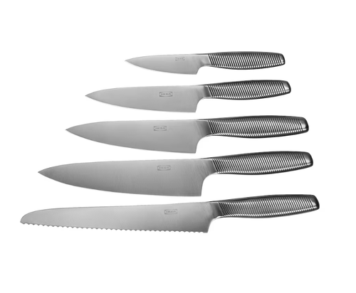 ИКЕА 365+ IKEA 365+ Набор ножей 5 шт, нержавеющая сталь