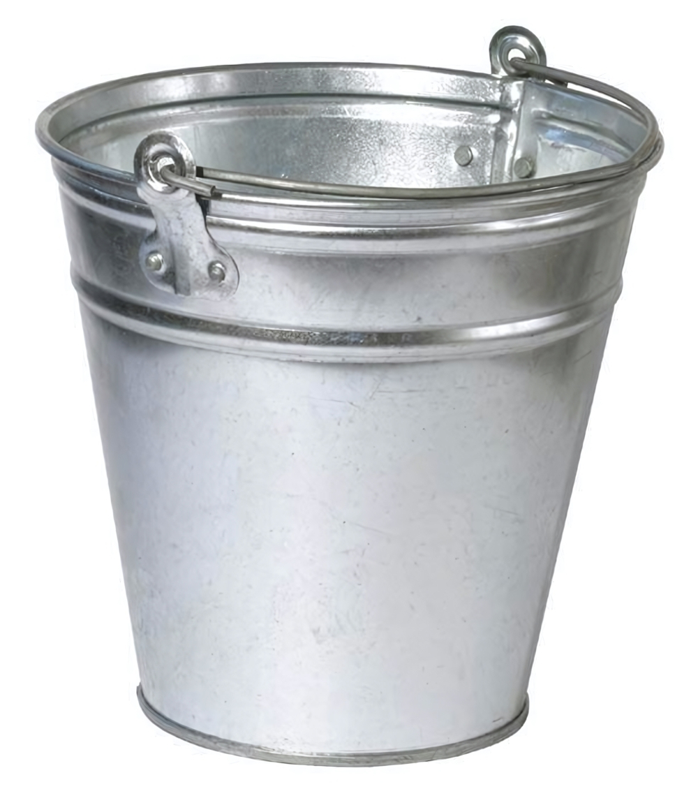 Ведро 15л оцинкованное