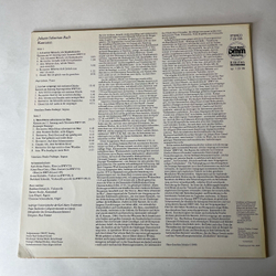 Винтажная виниловая пластинка LP И. С. Бах, Кантаты, Kantaten, BWV 84, Mein Herze Schwimmt Im Blut BWV 199 (ГДР 1989)