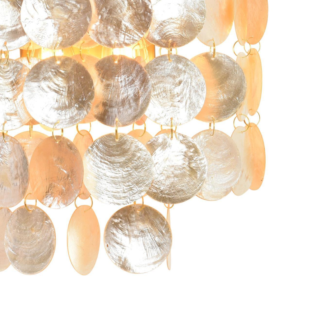 8386/2W MODERNI LN бронза/перламутровый, металл/ракушка Бра E14 2*40W 220V SHELLA