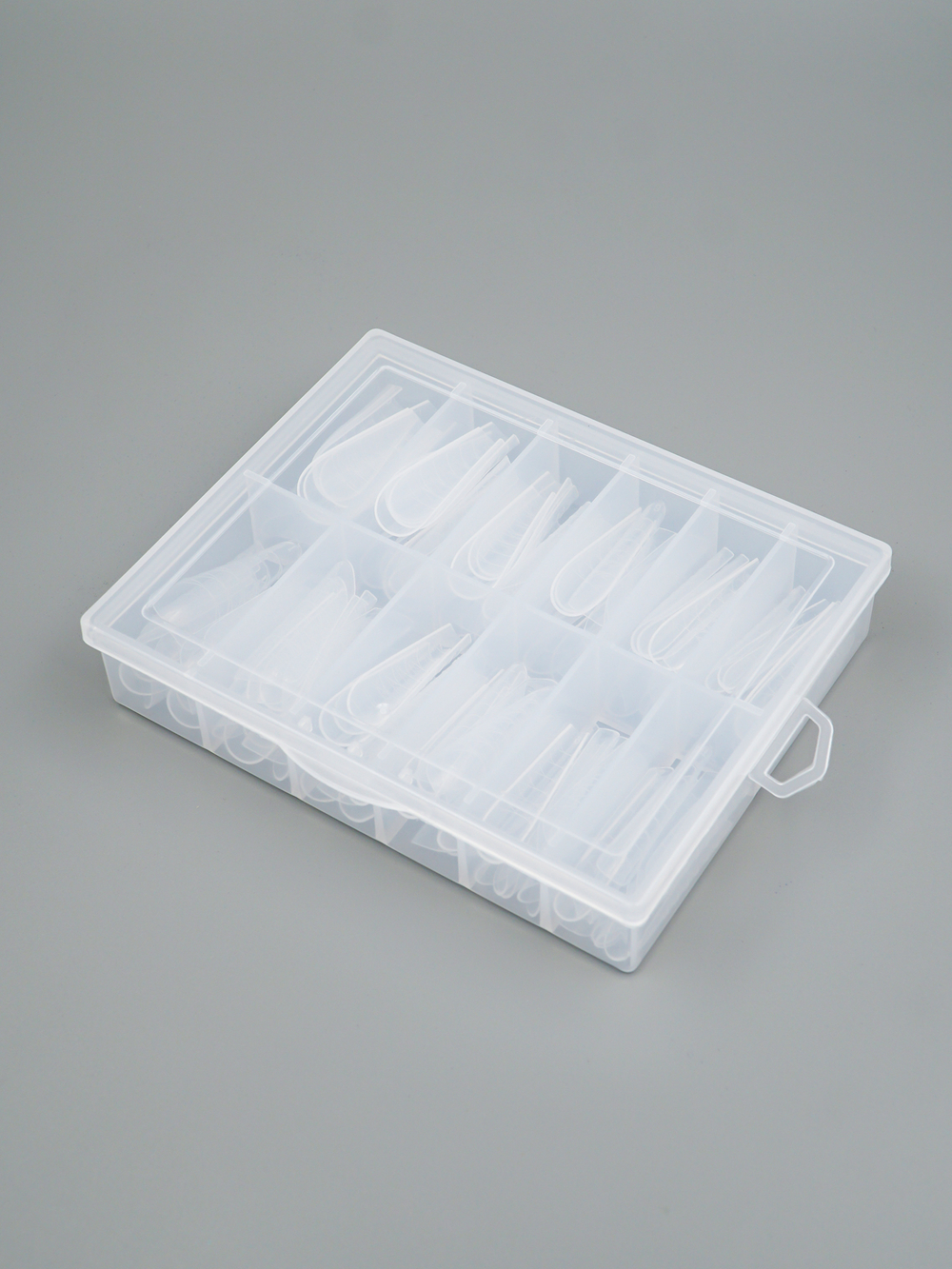 Формы верхние для наращивания в контейнере Арочный миндаль (уп.120шт)