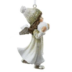GAEM Изделие декоративное подвесное "Девочка", L4,5 W4 H8 см, 2в.