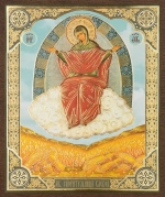 Икона БМ "Спорительница хлебов" 10х12 на МДФ-6
