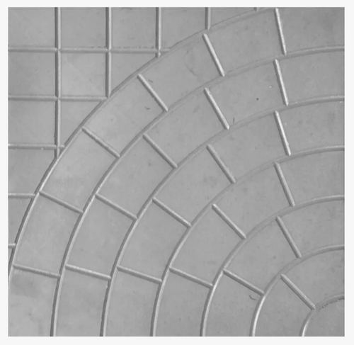 Плита Колодец ( серая ) 350х350х45мм