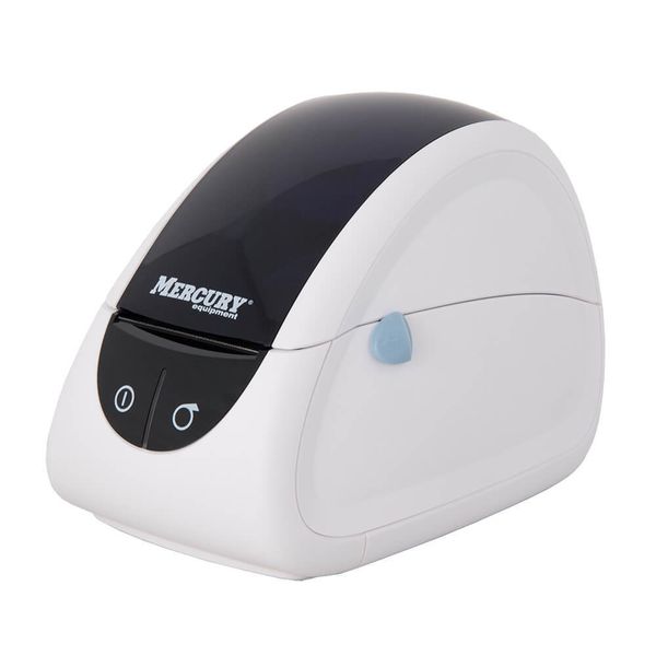 Термопринтер этикеток Mertech MPRINT LP58 EVA RS232-USB White, 203 dpi, термопечать, ширина 58 мм, 1D/2D, Честный Знак, ЕГАИС/ФГИС, QR-код, Bartender